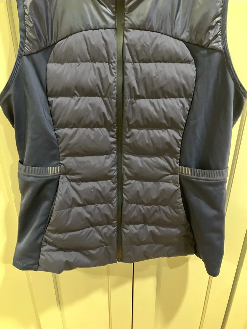 Lululemon Women's Navy Blue Down for It All Vest Down Feather Puffer